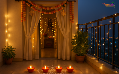 LED Light Water Sensor Diyas Plastic with, Ambient Lights, (Pack of 6/12/18/24)