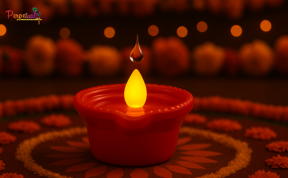 LED Light Water Sensor Diyas Plastic with, Ambient Lights, (Pack of 6/12/18/24)