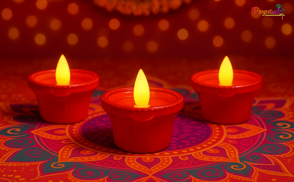 LED Light Water Sensor Diyas Plastic with, Ambient Lights, (Pack of 6/12/18/24)